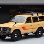 Toyota Land Cruiser 60 Bézs Opcionális Alkatrészekkel Kyosho 1:18 - image 12 of 12