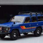 Toyota Land Cruiser 60 Kék Opcionális Alkatrészekkel Kyosho 1:18 - image 11 of 11