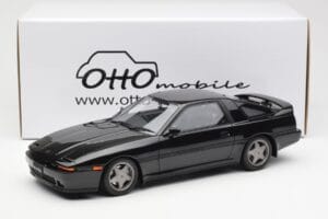 Toyota Supra A70 2.5 Twin Turbo R Fekete Otto 1:18 OT222 Gyanta – 6. kép a 6-ből