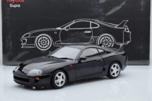 Toyota Supra A80 Fekete LCD 1:18 LCD18020-BL Fém – 7. kép a 7-ből