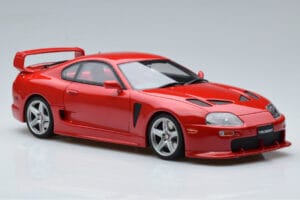 Toyota Supra A80 TRD 3000 GT Piros Otto 1:18 OT879 Gyanta – 4. kép a 6-ből