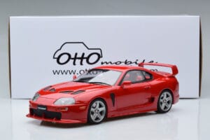 Toyota Supra A80 TRD 3000 GT Piros Otto 1:18 OT879 Gyanta – 6. kép a 6-ből