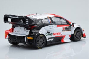Toyota GR Yaris Rally1 #1 S. Ogier / B. Veillas Rally Monte Carlo 2022 IXO 1:18 18RMC151B Fém – 2. kép a 6-ből