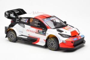 Toyota GR Yaris Rally1 #17 S. Ogier / V. Landais Safari Rally Kenya 2023 IXO 1:18 18RMC173A Fém – 4. kép a 6-ből