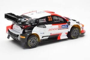 Toyota GR Yaris Rally1 #33 E. Evans / S. Martin Rally Finland 2023 IXO 1:18 18RMC174A Fém – 2. kép a 6-ből