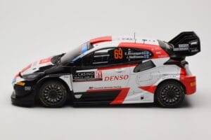 Toyota GR Yaris Rally1 #69 K. Rovanpera / J. Halttunen Rally Monte Carlo World Champion 2023 IXO 1:18 18RMC152B Fém – 3. kép a 6-ből