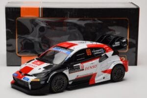 Toyota GR Yaris Rally1 #69 K. Rovanpera / J. Halttunen Rally Monte Carlo World Champion 2023 IXO 1:18 18RMC152B Fém – 6. kép a 6-ből