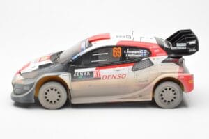 Toyota GR Yaris Rally1 #69 K. Rovanpera / J. Halttunen Safari Rally Kenya 2023 Dirty Version IXO 1:18 18RMC173B Fém – 3. kép a 6-ből