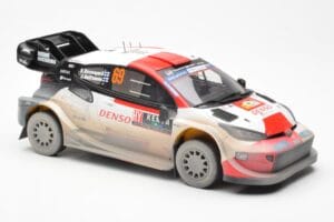 Toyota GR Yaris Rally1 #69 K. Rovanpera / J. Halttunen Safari Rally Kenya 2023 Dirty Version IXO 1:18 18RMC173B Fém – 4. kép a 6-ből