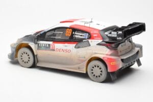 Toyota GR Yaris Rally1 #69 K. Rovanpera / J. Halttunen Safari Rally Kenya 2023 Dirty Version IXO 1:18 18RMC173B Fém – 5. kép a 6-ből