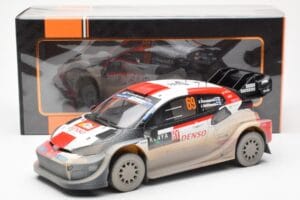 Toyota GR Yaris Rally1 #69 K. Rovanpera / J. Halttunen Safari Rally Kenya 2023 Dirty Version IXO 1:18 18RMC173B Fém – 6. kép a 6-ből