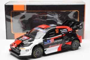 Toyota GR Yaris Rally1 #97 J-M. Latvala / J. Hanninen Rally Finland 2023 IXO 1:18 18RMC174B Fém – 6. kép a 6-ből
