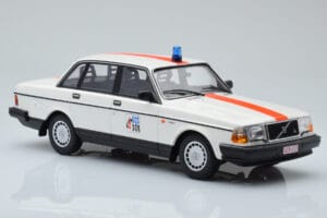 Volvo 240 GL Rendőrség Belgium Minichamps 1:18 155171492 Fém – 4. kép a 6-ből