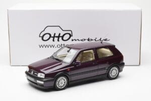 Volkswagen Golf Mk3 VR6 Syncro Sötét Lila Gyöngyház Otto 1:18 OT1052 Gyanta – 6. kép a 6-ből