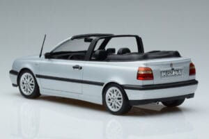 Volkswagen Golf Mk3 Kabrió Ezüst Norev 1:18 188468 Fém – 5. kép a 6-ből