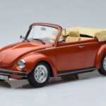 Volkswagen Beetle 1303 Kabrió Narancs Norev 1:18