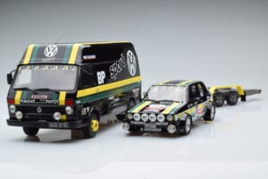 Volkswagen LT35 + Golf 1 GTI Group 2 Black Otto 1:18 OT353 Gyanta – 3. kép a 6-ből