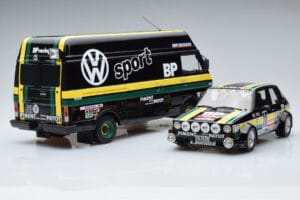 Volkswagen LT35 + Golf 1 GTI Group 2 Black Otto 1:18 OT353 Gyanta – 4. kép a 6-ből