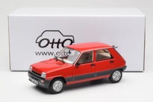 Renault 5 GTL Piros Otto 1:18 OT1147 Gyanta – 6. kép a 6-ből