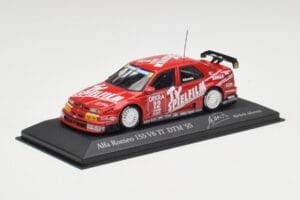 Alfa Romeo 155 V6 #12 M. Alboreto DTM 1995 Minichamps 1:43 430950312 Fém – 2. kép a 4-ből