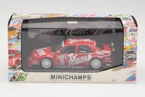 Alfa Romeo 155 V6 #12 M. Alboreto DTM 1995 Minichamps 1:43 430950312 Fém – 4. kép a 4-ből