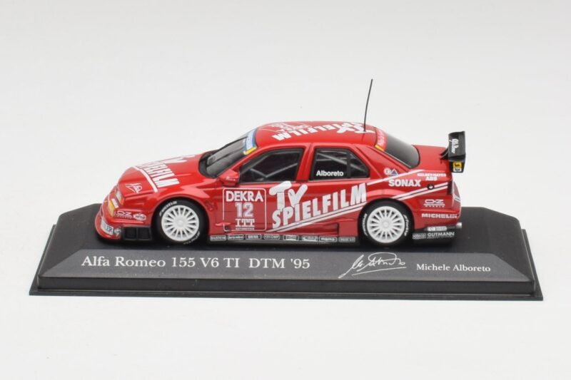 Alfa Romeo 155 V6 #12 M. Alboreto DTM 1995 Minichamps 1:43 430950312 Fém