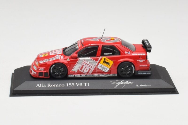 Alfa Romeo 155 V6 TI #10 Team Alfa Corse Modena DTM 1994 Minichamps 1:43 430940210 Fém