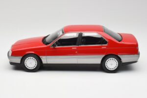 Alfa Romeo 164 Piros Norev 1:18 187866 Fém – 3. kép a 6-ből