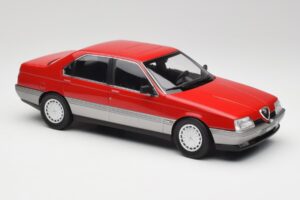 Alfa Romeo 164 Piros Norev 1:18 187866 Fém – 4. kép a 6-ből