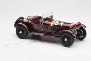 Alfa Romeo 1750 GS Spider #84 T. Nuvolari / B. Guidotti Mille Miglia Winner 1930 CMC 1:18 M-141 Fém – 4. kép a 6-ből