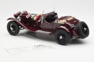 Alfa Romeo 1750 GS Spider #84 T. Nuvolari / B. Guidotti Mille Miglia Winner 1930 CMC 1:18 M-141 Fém – 5. kép a 6-ből