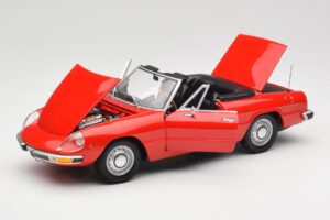 Alfa Romeo 2000 Spider Piros Minichamps 1:18 180120930 Fém – 2. kép a 8-ből