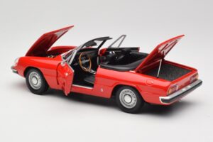 Alfa Romeo 2000 Spider Piros Minichamps 1:18 180120930 Fém – 5. kép a 8-ből