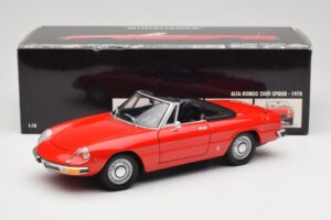 Alfa Romeo 2000 Spider Piros Minichamps 1:18 180120930 Fém – 8. kép a 8-ből