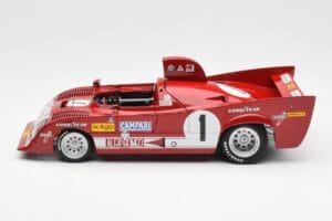 Alfa Romeo 33TT 12 #1 A. Merzario / J. Laffite 1000km Nurburgring Winner 1975 AUTOart 1:18 87505 Fém – 4. kép a 8-ből