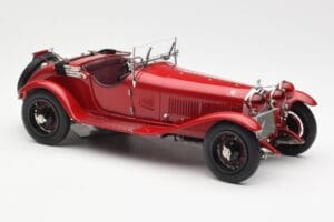 Alfa Romeo 6C 1750 GS Spider Bordeaux Piros CMC 1:18 M-138 Fém – 4. kép a 6-ből