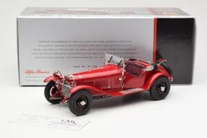 Alfa Romeo 6C 1750 GS Spider Bordeaux Piros CMC 1:18 M-138 Fém – 6. kép a 6-ből