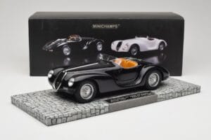 Alfa Romeo 6C 2500 SS Corsa Spider Fekete Minichamps 1:18 107120231 Fém – 6. kép a 6-ből