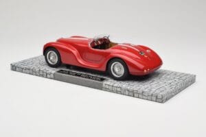 Alfa Romeo 6C 2500 SS Corsa Spider Piros Minichamps 1:18 107120230 Gyanta – 5. kép a 6-ből