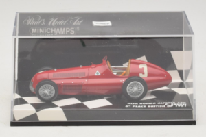 Alfa Romeo 159 Alfetta #3 C. Sanesi 6th Place British GP 1951 Minichamps 1:43 400511203 Fém – 5. kép a 5-ből