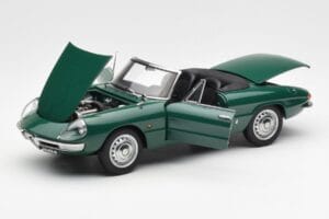 Alfa Romeo Duetto Spider Zöld AUTOart 1:18 70138 Fém – 2. kép a 8-ből