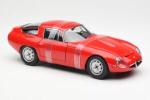 Alfa Romeo Giulia TZ Piros AUTOart 1:18 70196 Fém – 4. kép a 6-ből