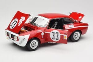 Alfa Romeo GTA 1300 Junior #33 T. Hezemans / G. van Lennep Hezemans Jarama 1972 Minichamps 1:18 100721233 Fém – 2. kép a 8-ből