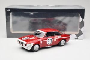 Alfa Romeo GTA 1300 Junior #33 T. Hezemans / G. van Lennep Division 1 Winners 4 Hours of Jarama 1972 Minichamps 1:18 15572123 – 6. kép a 6-ből