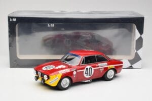 Alfa Romeo GTA 1300 Junior #40 F. Picchi / J-C. Chasseuil Division 1 Winners 12 Hours of Paul Ricard 1971 Minichamps 1:18 155 – 6. kép a 6-ből