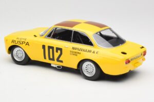 Alfa Romeo GTA 1300 #102 Squadra Corse R. Zanetti / M. Ruspa / Monzeglio Targa Florio 1971 Minichamps 1:18 155711202 Fém – 5. kép a 6-ből
