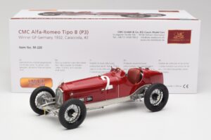 Alfa Romeo P3 #2 R. Caracciola German GP Winner 1932 CMC 1:18 M-220 Fém – 6. kép a 6-ből