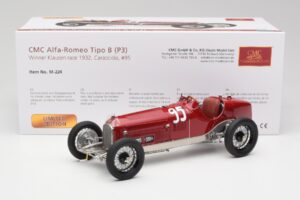 Alfa Romeo P3 #95 R. Caracciola Klausen Pass Hillclimb Winner 1932 CMC 1:18 M-224 Fém – 6. kép a 6-ből