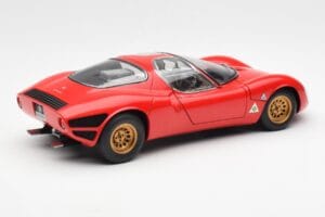 Alfa Romeo 33 Stradale Piros AUTOart 1:18 70191 Fém – 3. kép a 8-ből