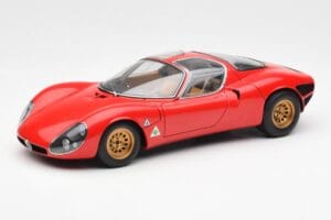 Alfa Romeo 33 Stradale Piros AUTOart 1:18 70191 Fém